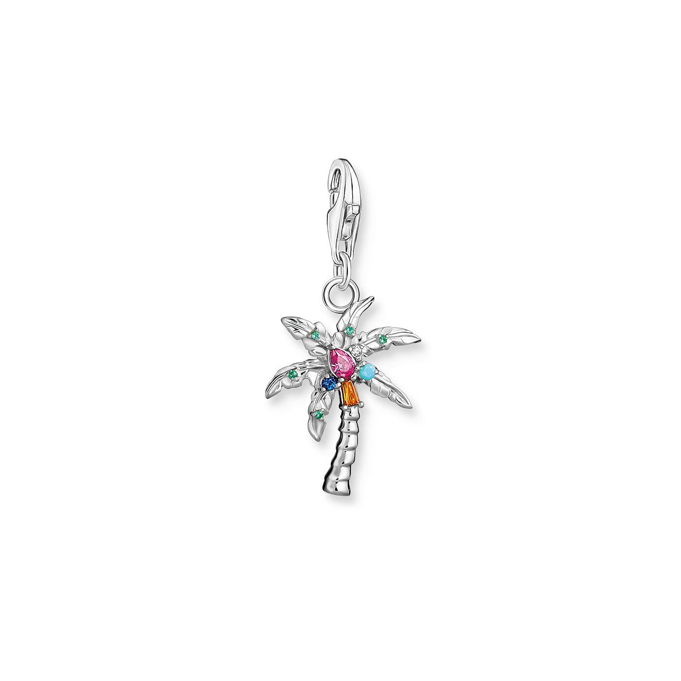 Charm-hängsmycke färgglad palm