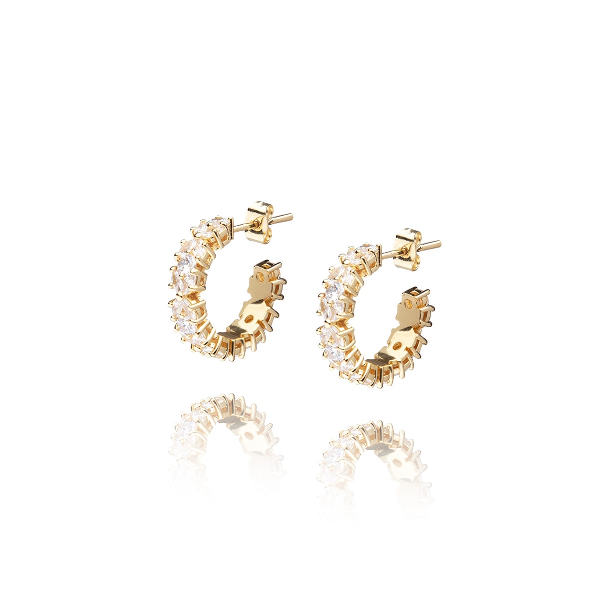 Queen earrings gold Small WP