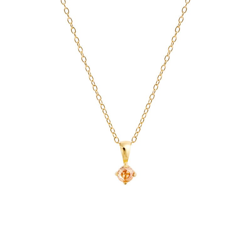 Jolie Gold Necklace - Champagne