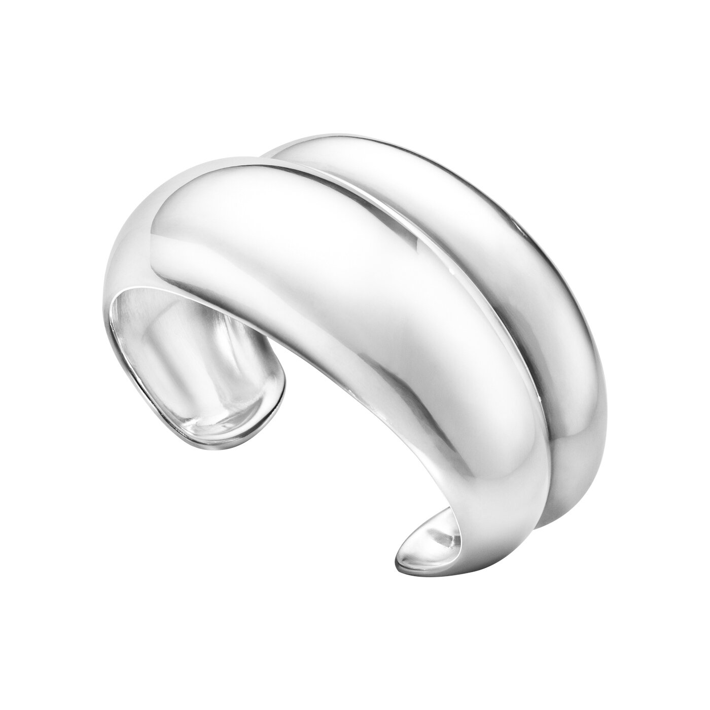 CURVE MEDIUM BANGLE 501B SILVER M