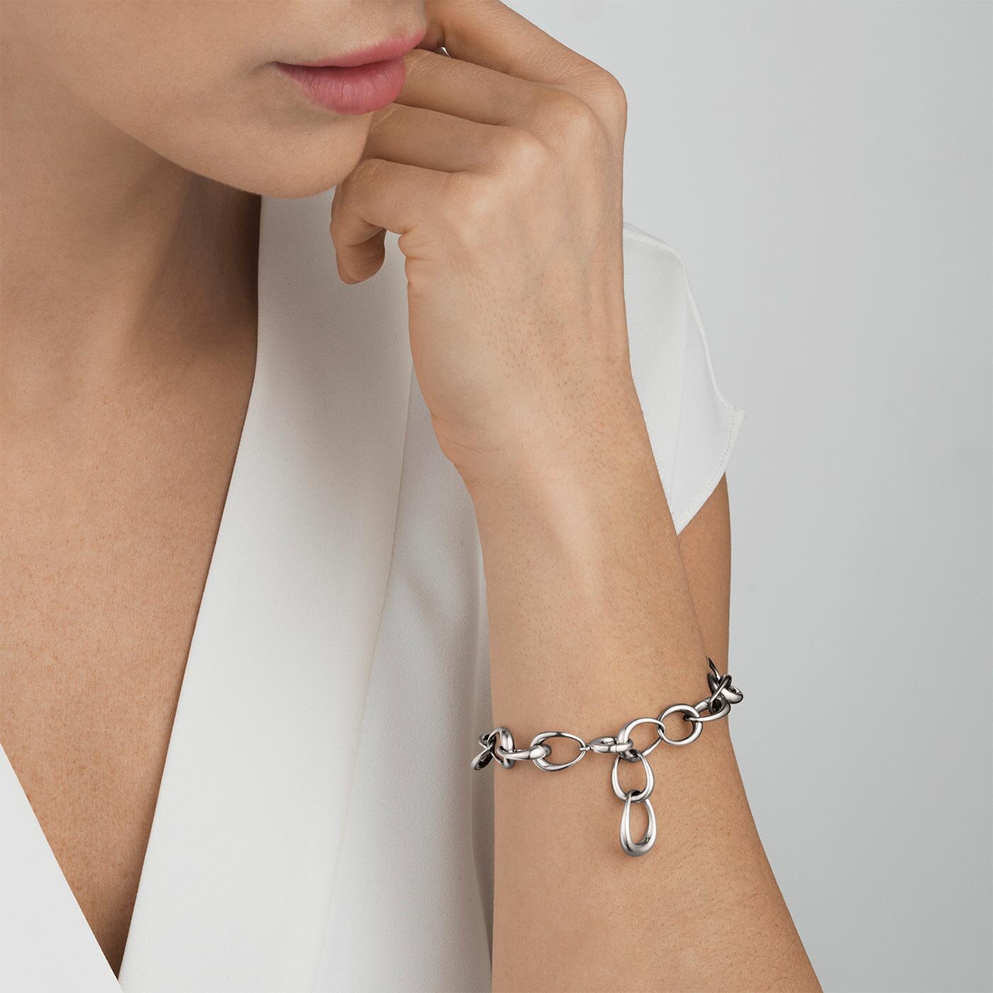 OFFSPRING LINK BRACELET 433C SILVER SM