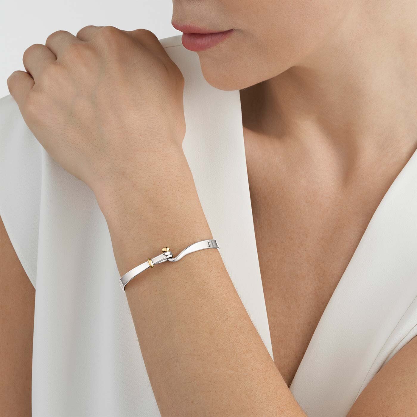 TORUN BANGLE 204 SILVER YG M