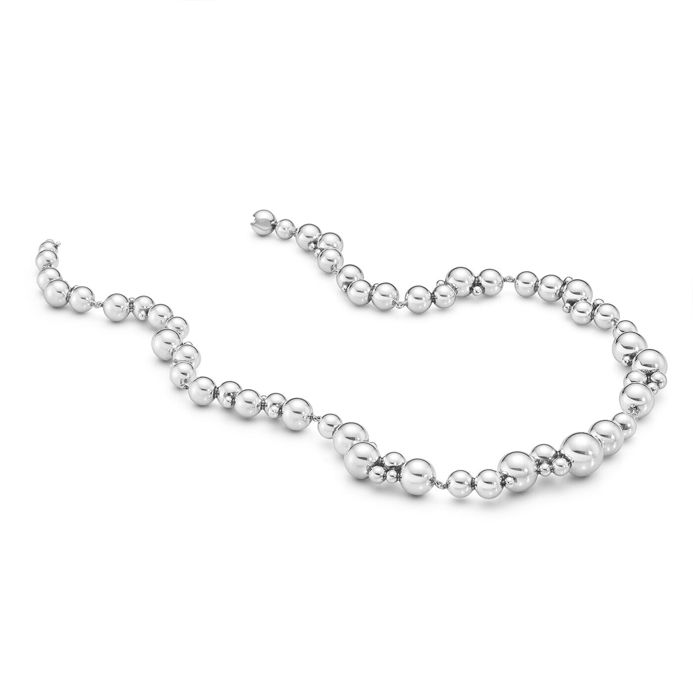 GRAPE NECKLACE 551I SILVER M