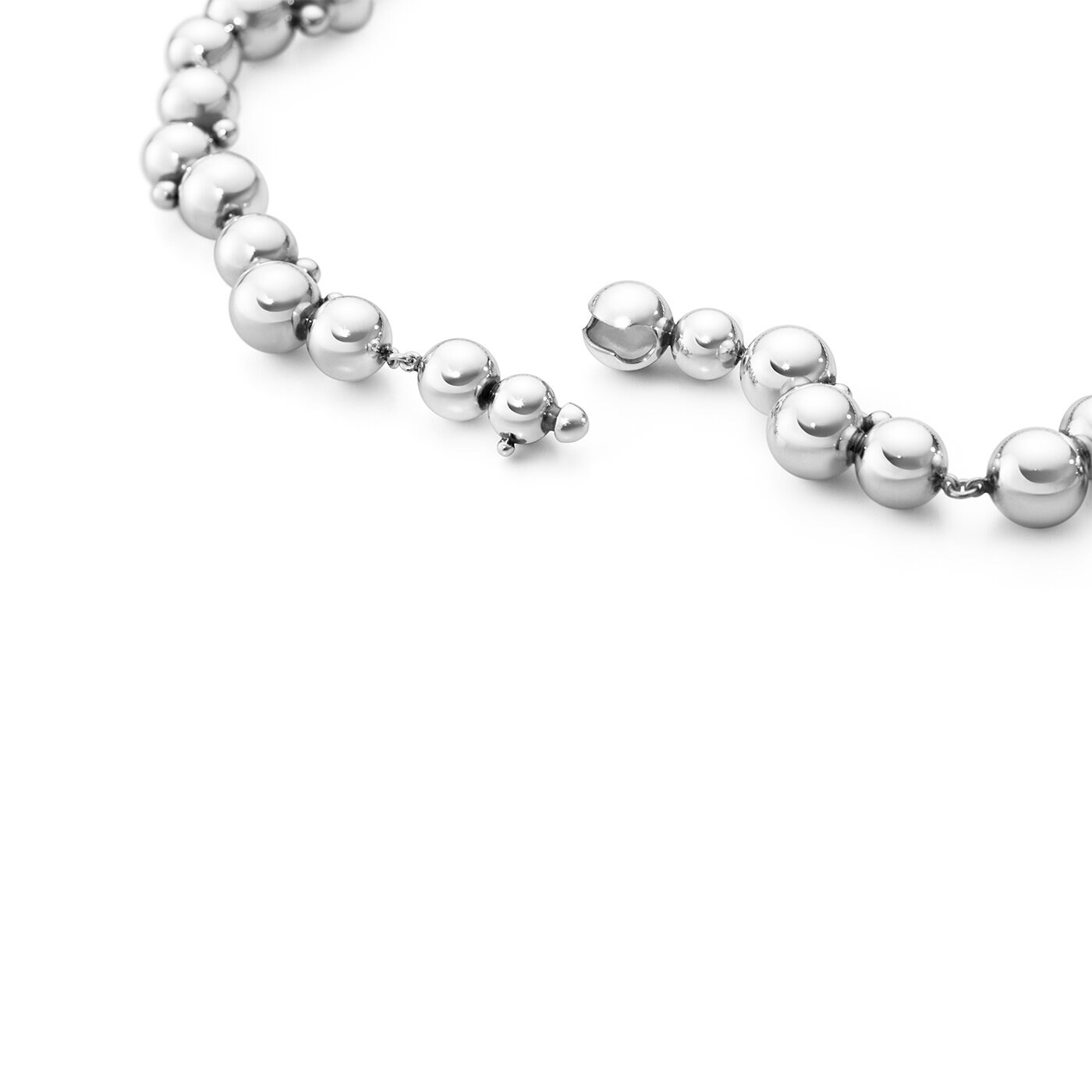 GRAPE NECKLACE 551I SILVER M