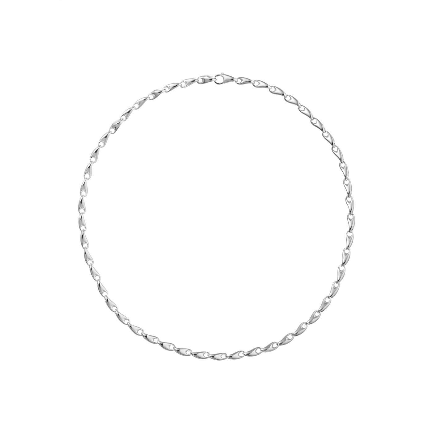 REFLECT LINK NECKLACE 652A SILVER