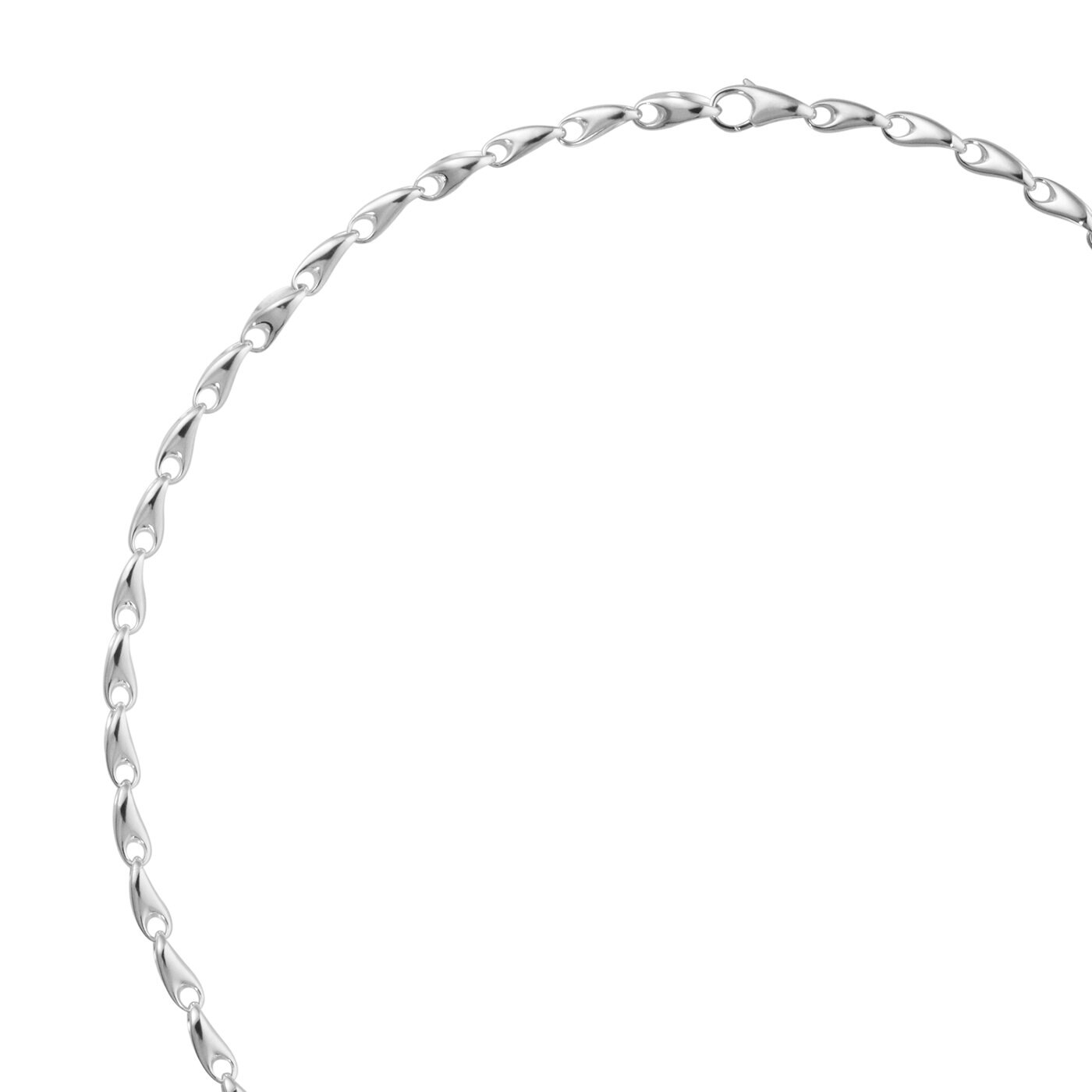 REFLECT LINK NECKLACE 652A SILVER
