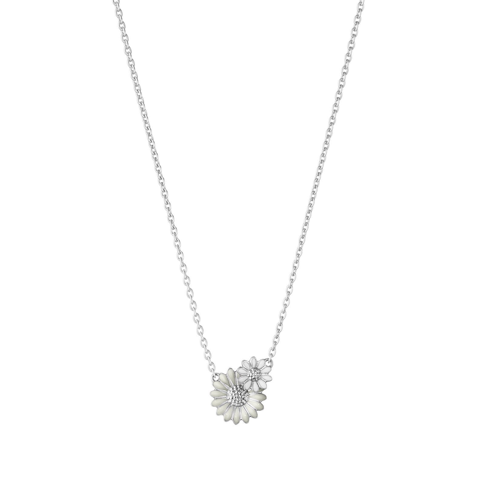 Daisy necklace (white)