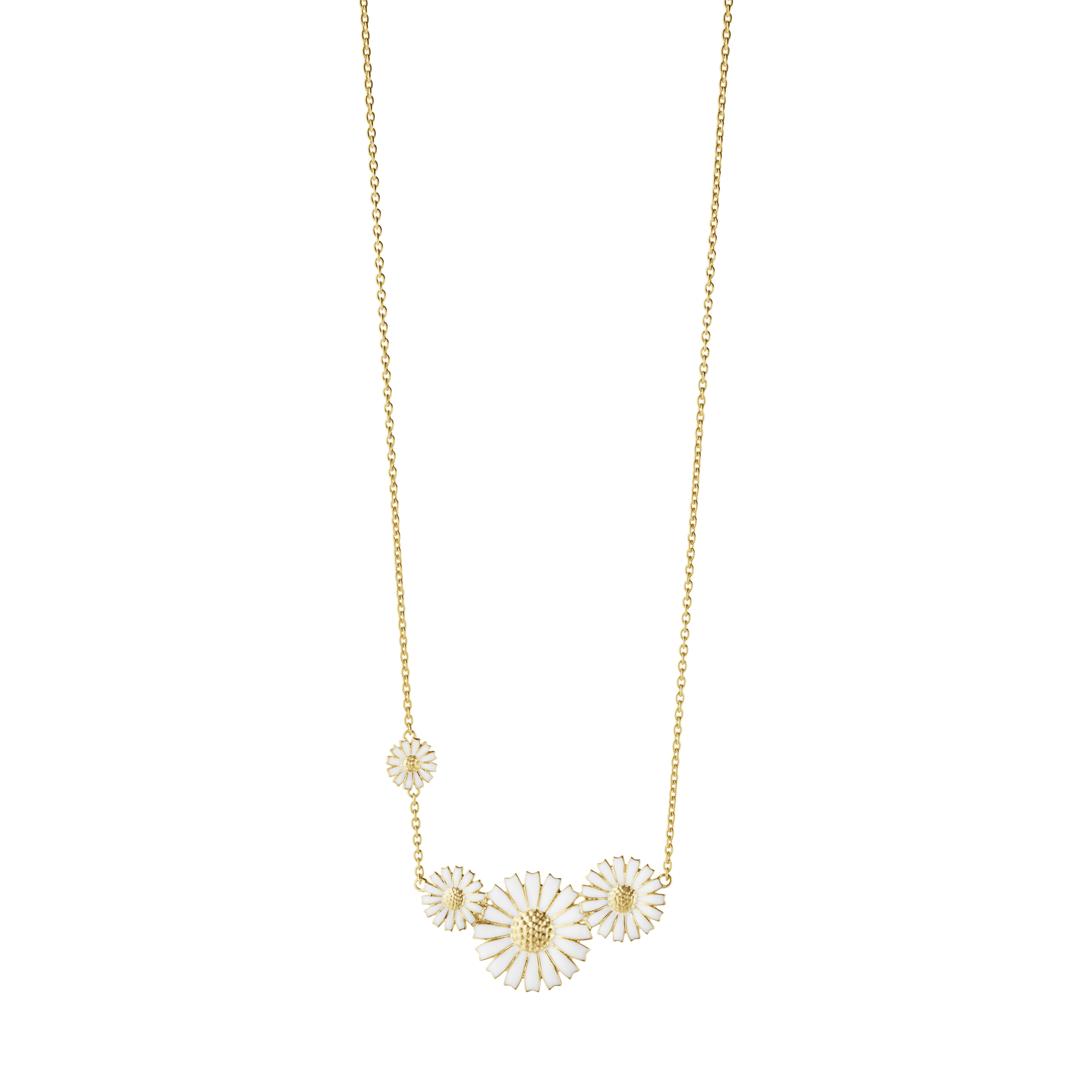 Daisy 4 Flow Halsband Gold Plated