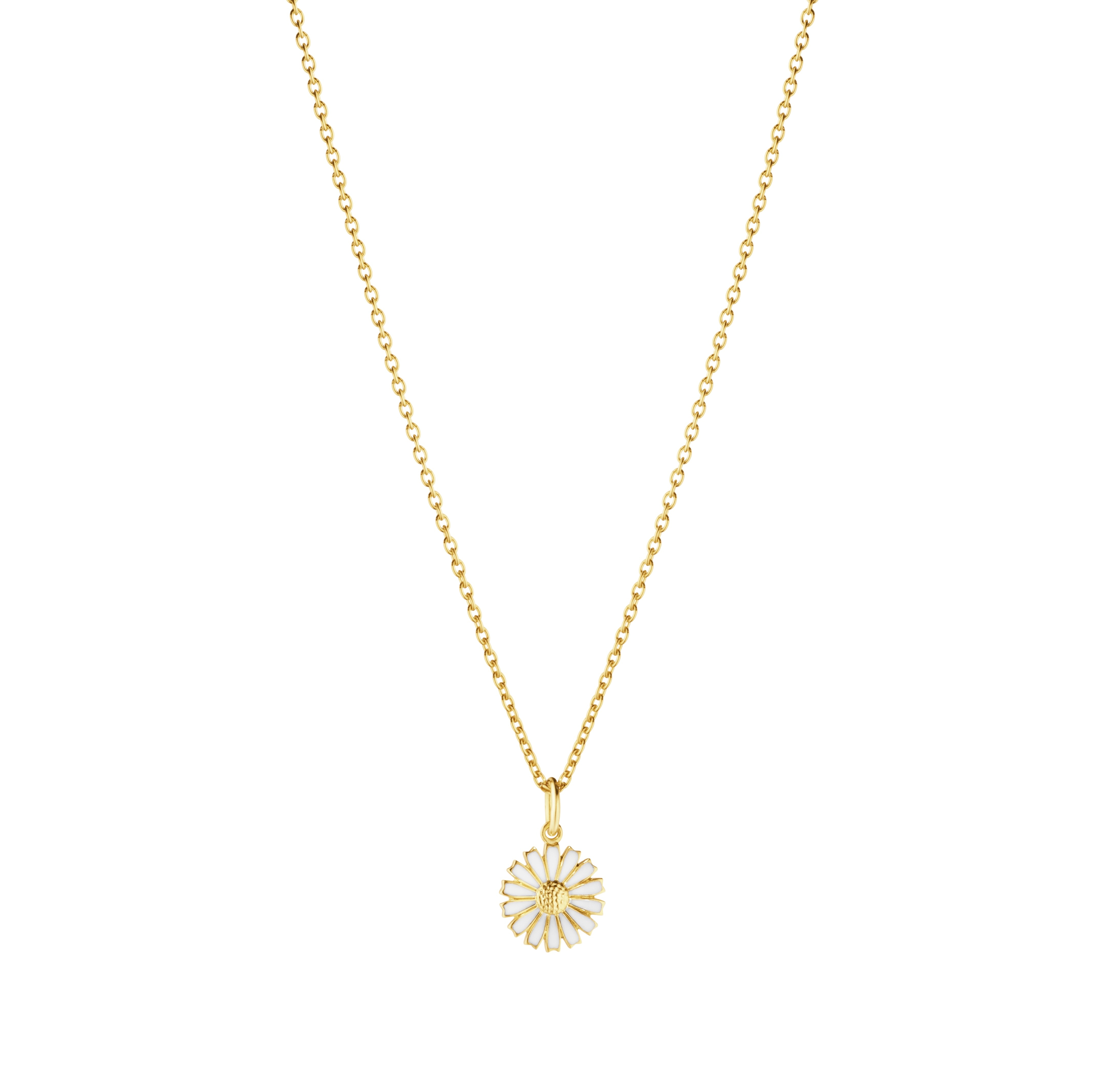 Daisy pendant gold plated