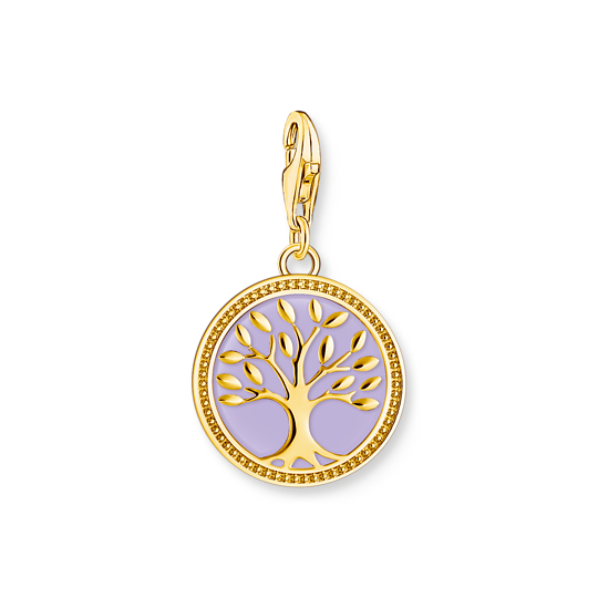 Charm-hängsmycke Tree of love violet