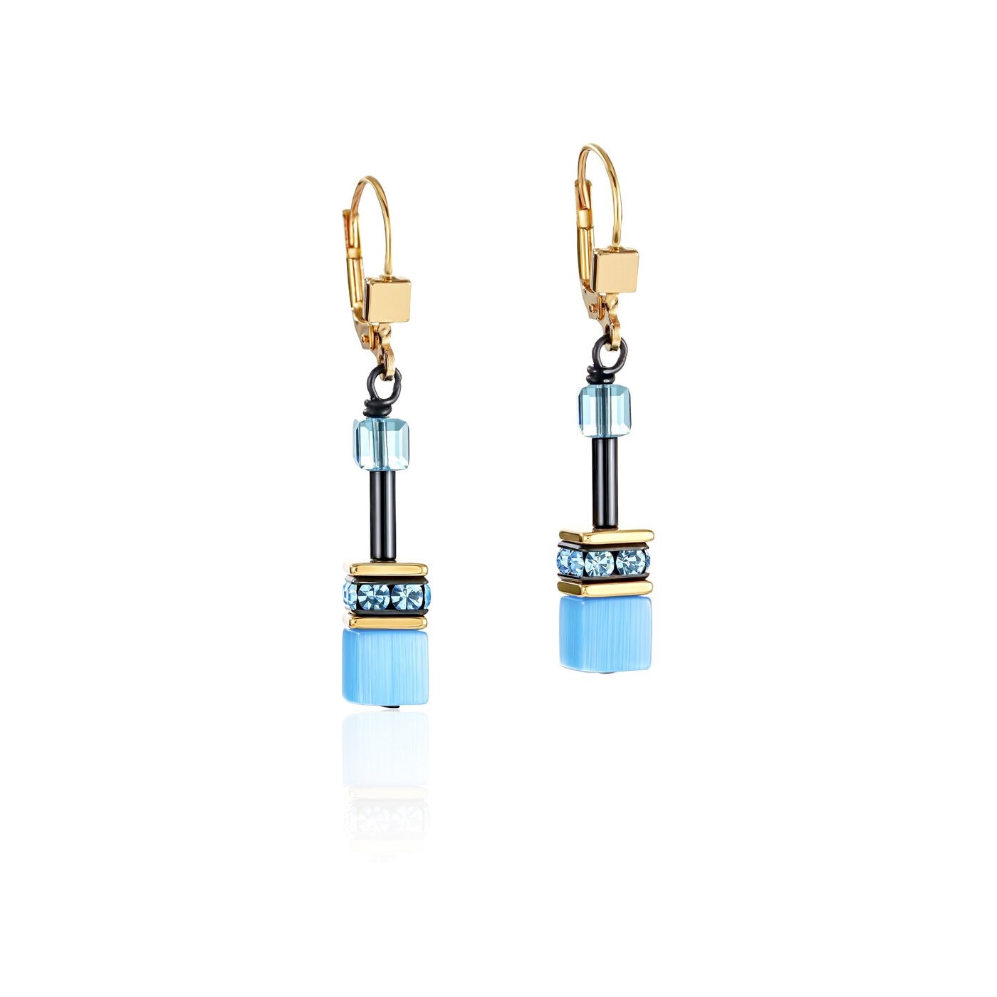 COEUR DE LION PIERCED EARRINGS GEOCUBE®