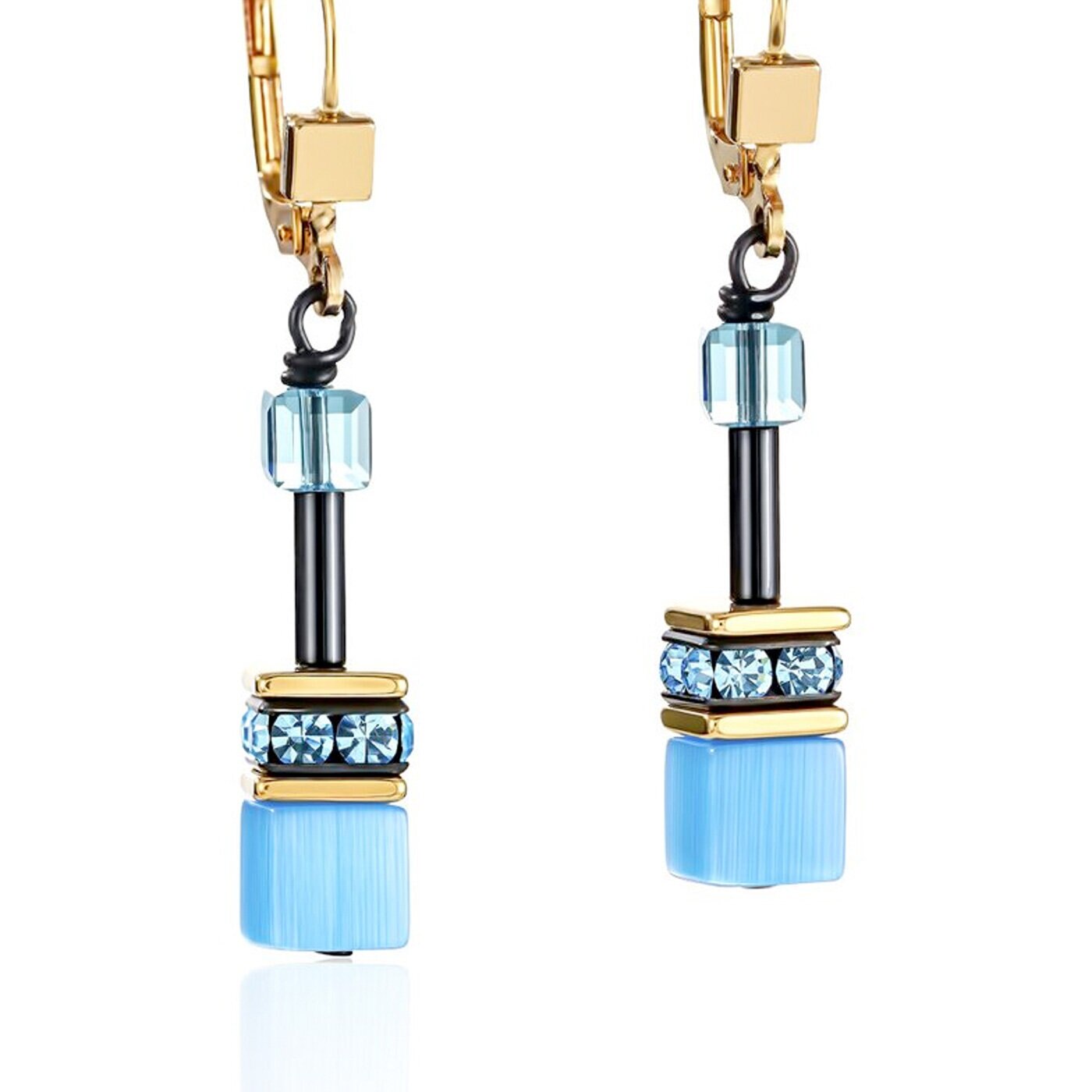 COEUR DE LION PIERCED EARRINGS GEOCUBE®