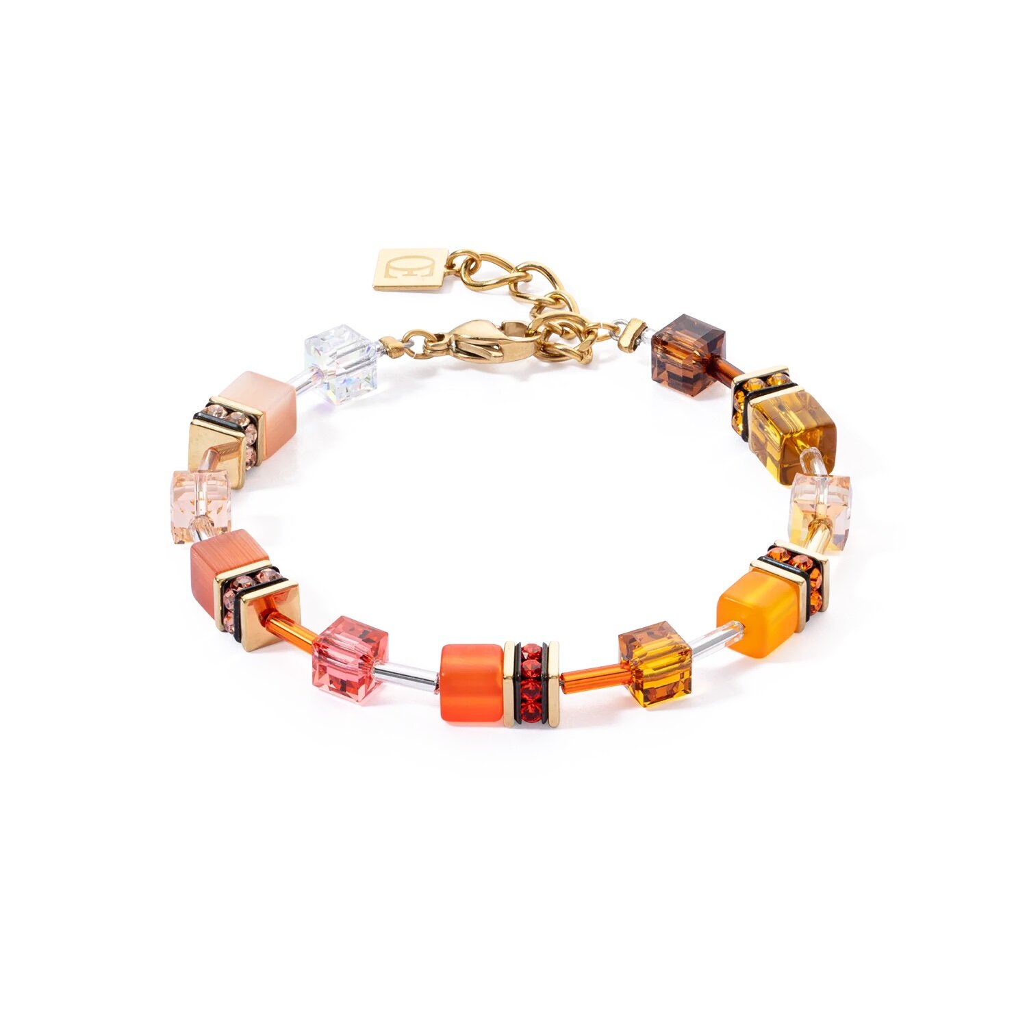 GeoCUBE Iconic bracelet Sunset gold