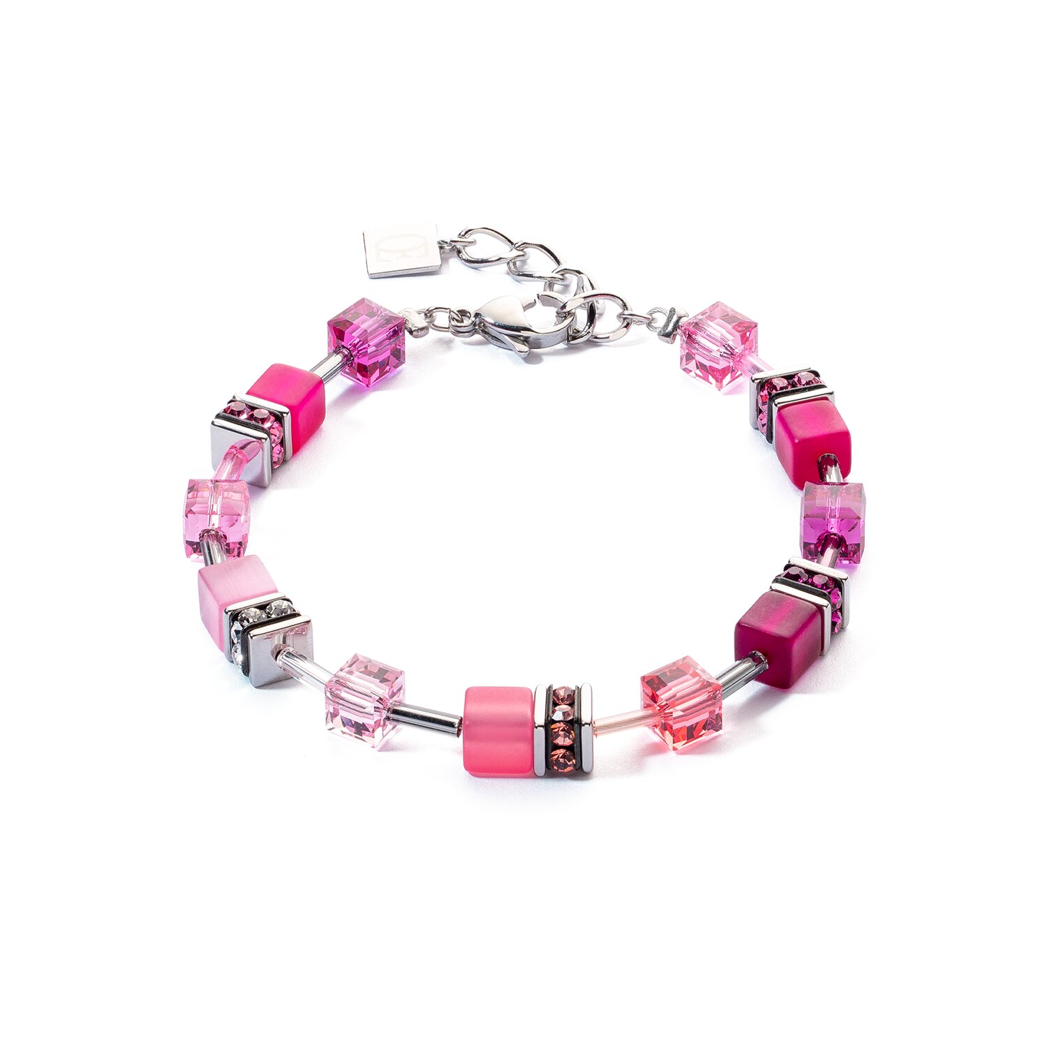 GeoCUBE Iconic bracelet Viva Magenta