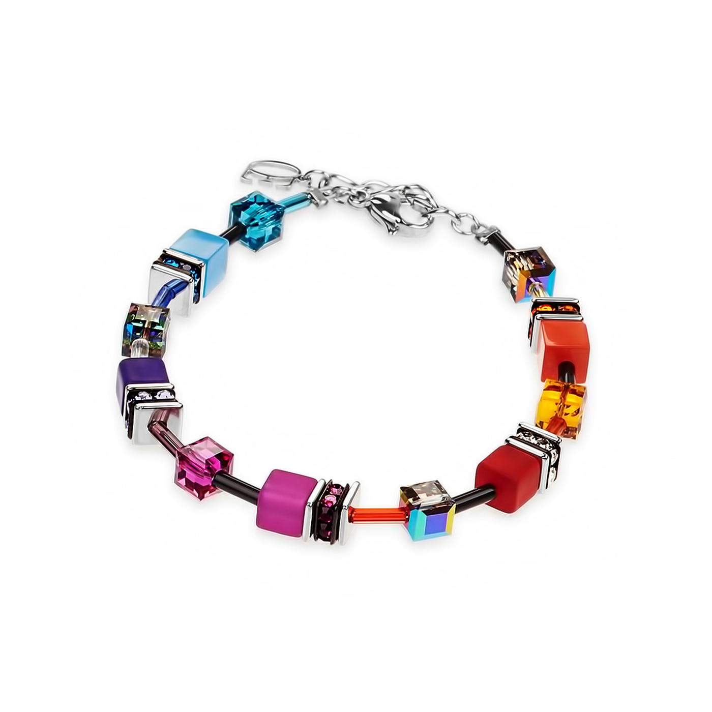 GeoCUBE Bracelet multicolour rainbow 