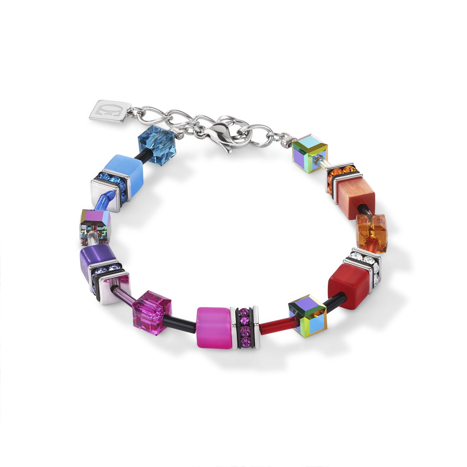 GeoCUBE Bracelet multicolour rainbow 