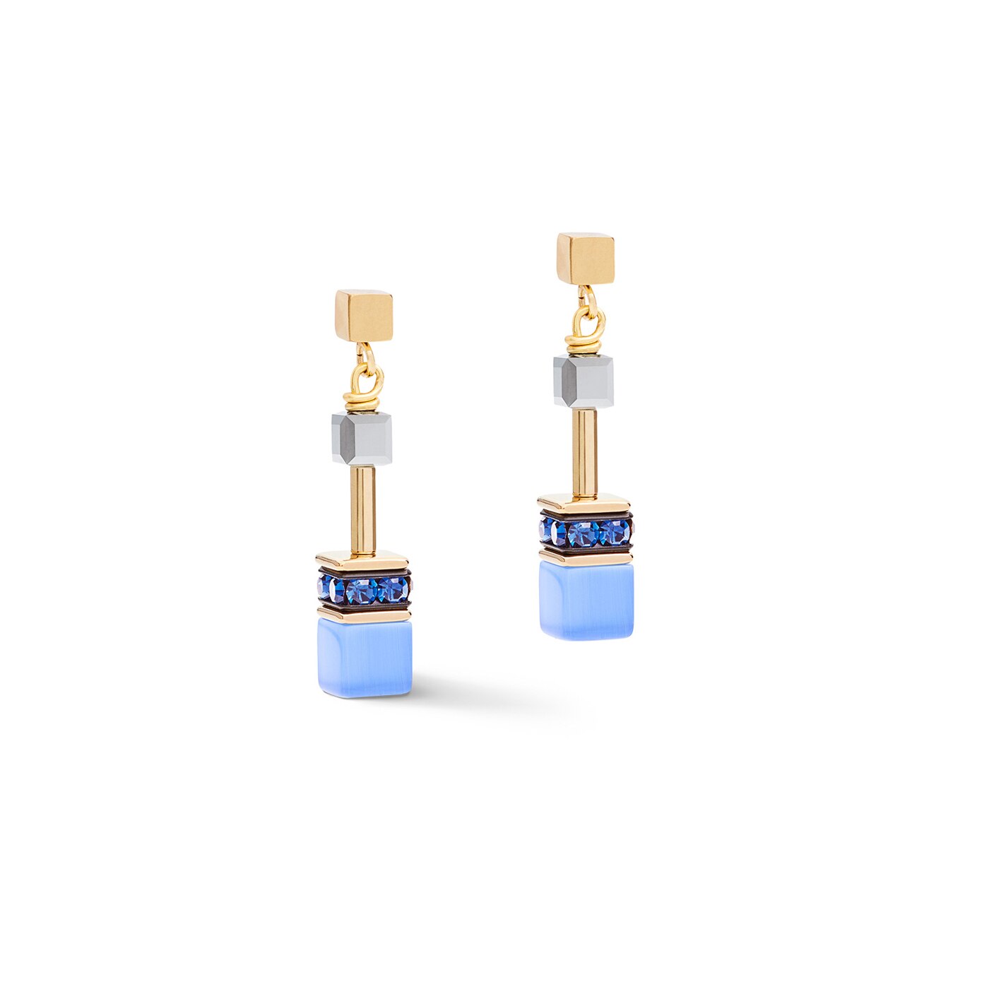 GeoCUBE Earrings with stickpin