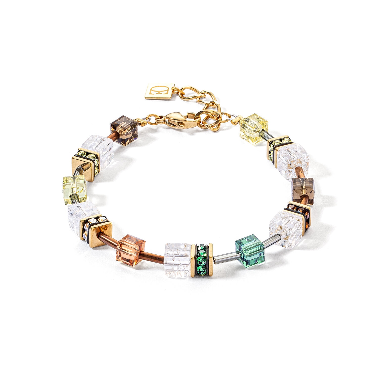 GeoCUBE Iconic Nature bracelet brown-white