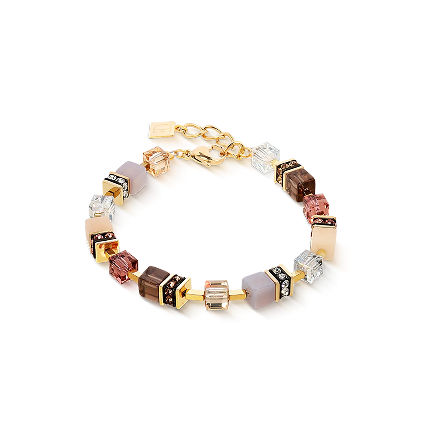 GeoCUBE Iconic bracelet gold Blush