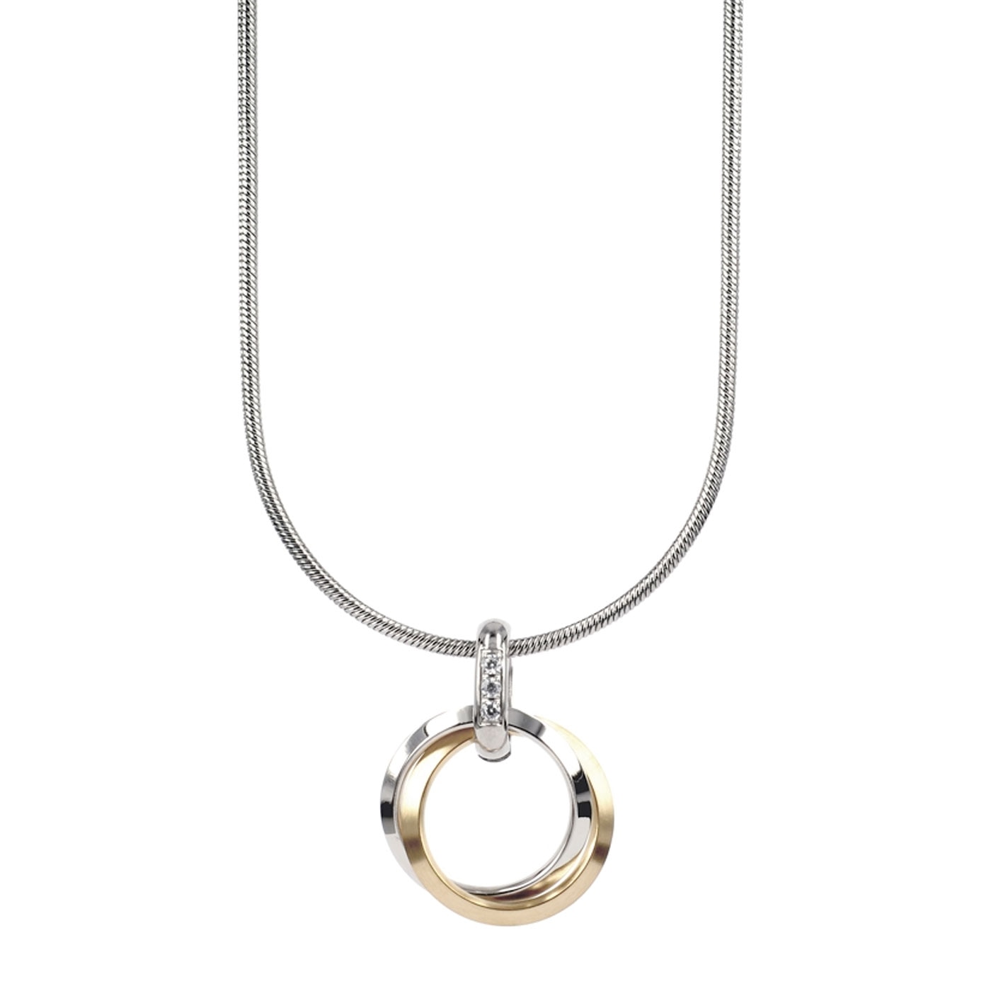 Carolin Kort halsband Guld