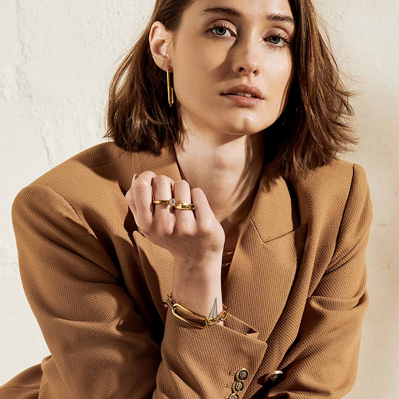 CHANIA Big Armband guld