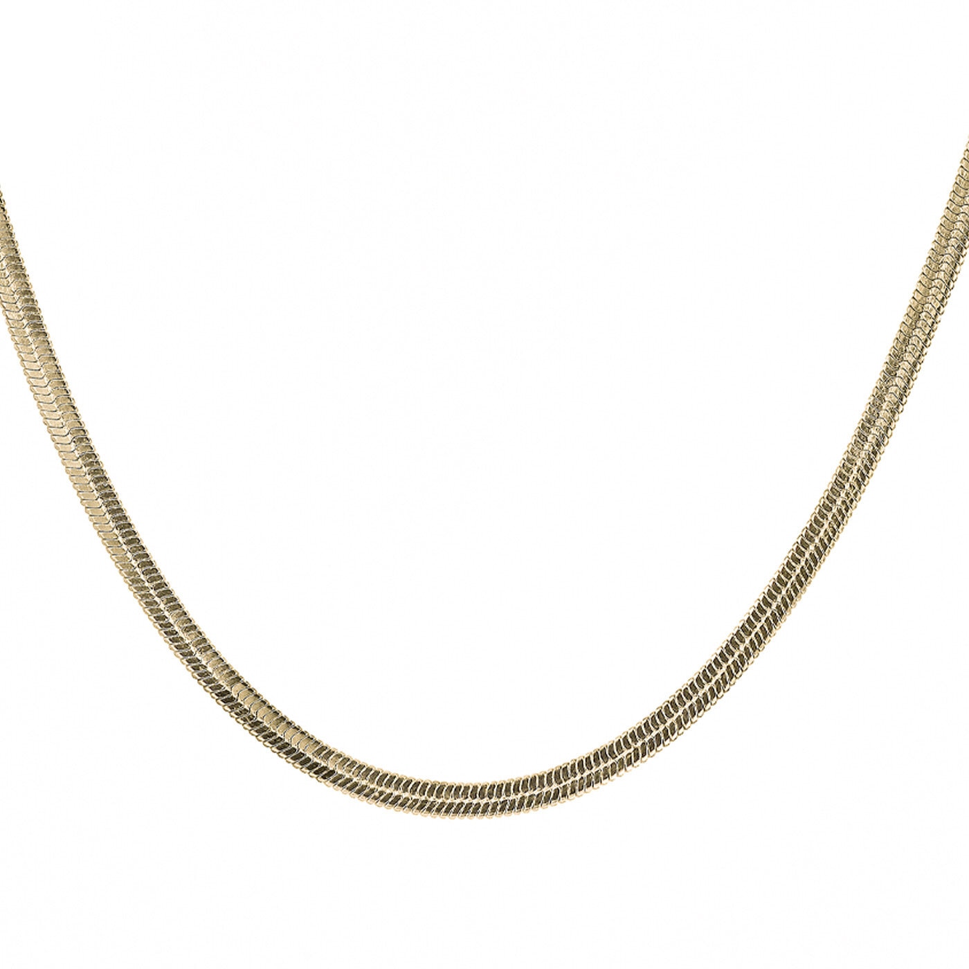 FIONA 5mm Halsband Guld