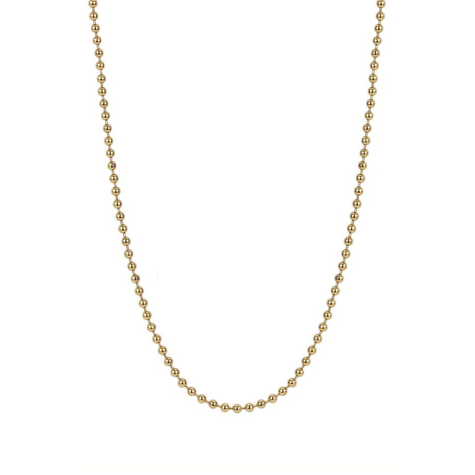 ANNIE kort Halsband 2mm Guld