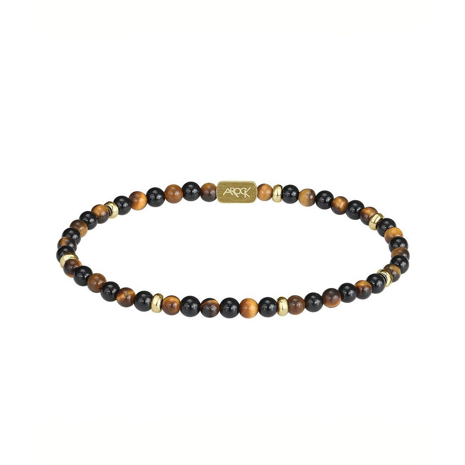 COLIN MIX Armband Brun/Svart/Guld