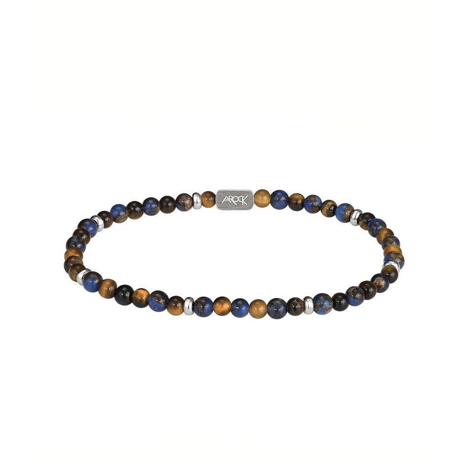 COLIN MIX Armband Brun/Blå/Stål