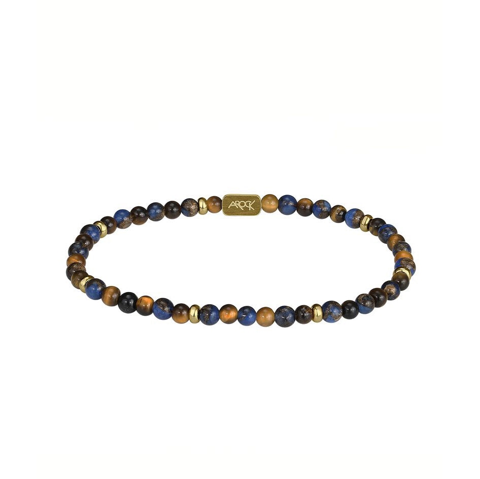 COLIN MIX Armband Brun/Blå/Guld