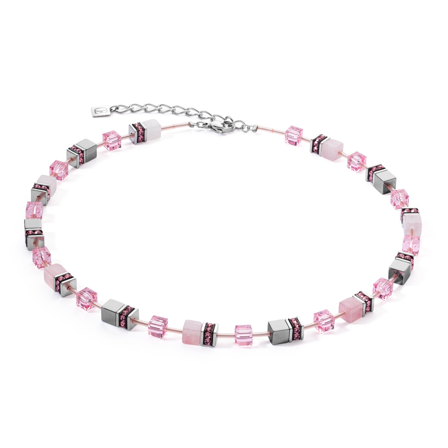 GeoCUBE Iconic Precious necklace rose