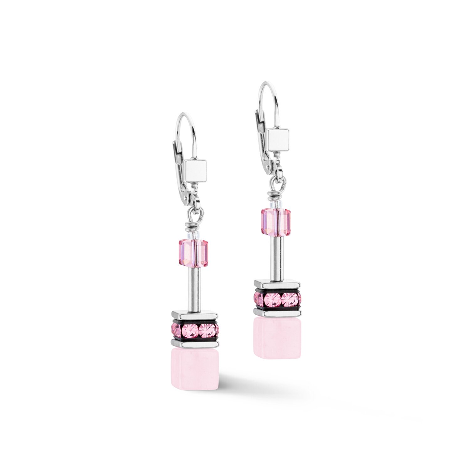 GeoCUBE Iconic Precious earrings rose
