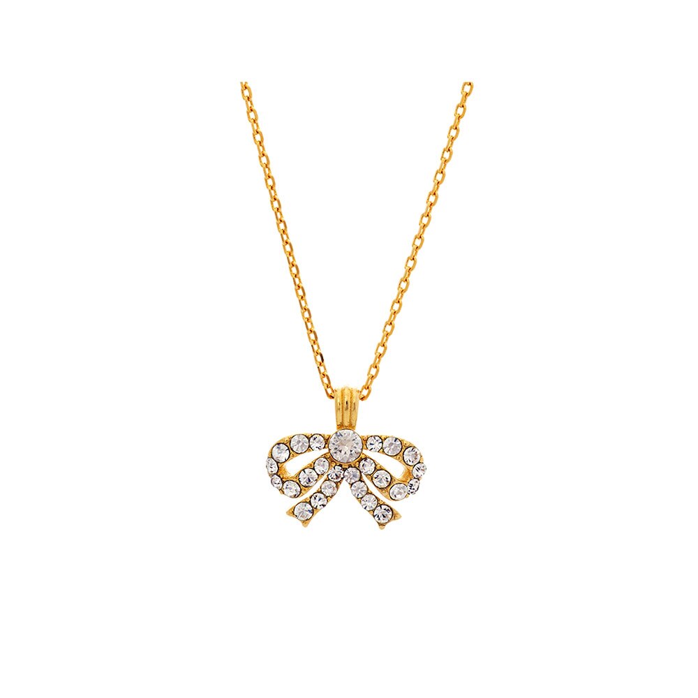 Petite Antoinette bow necklace gold