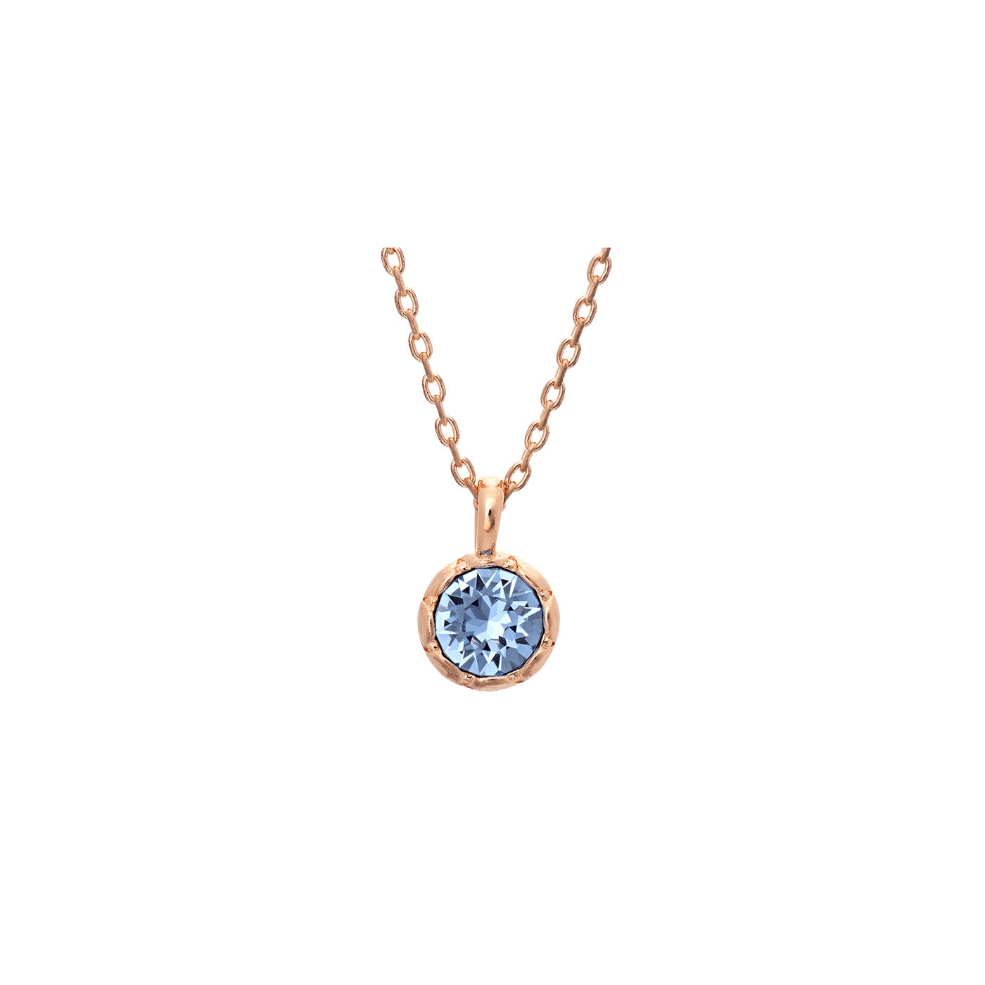 Petite Victoria necklace - Light sapphire