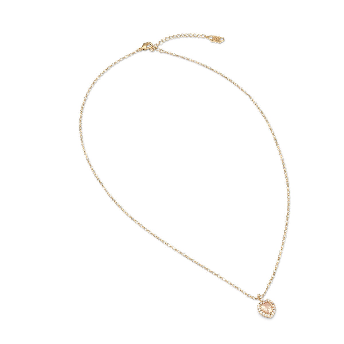 Delphine necklace - Light champagne