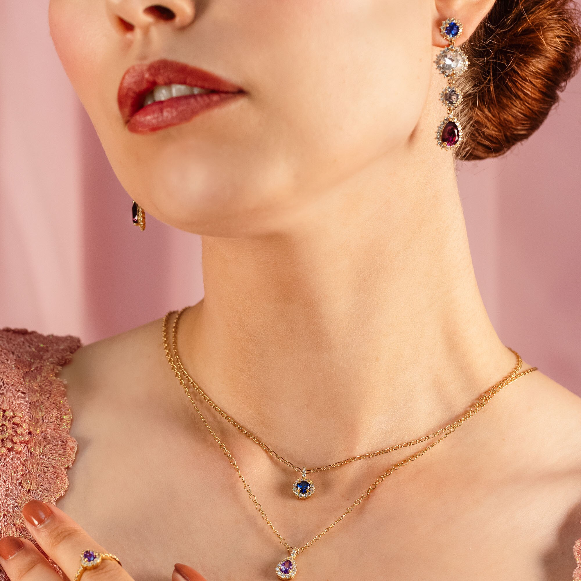 Bianca necklace - Amethyst