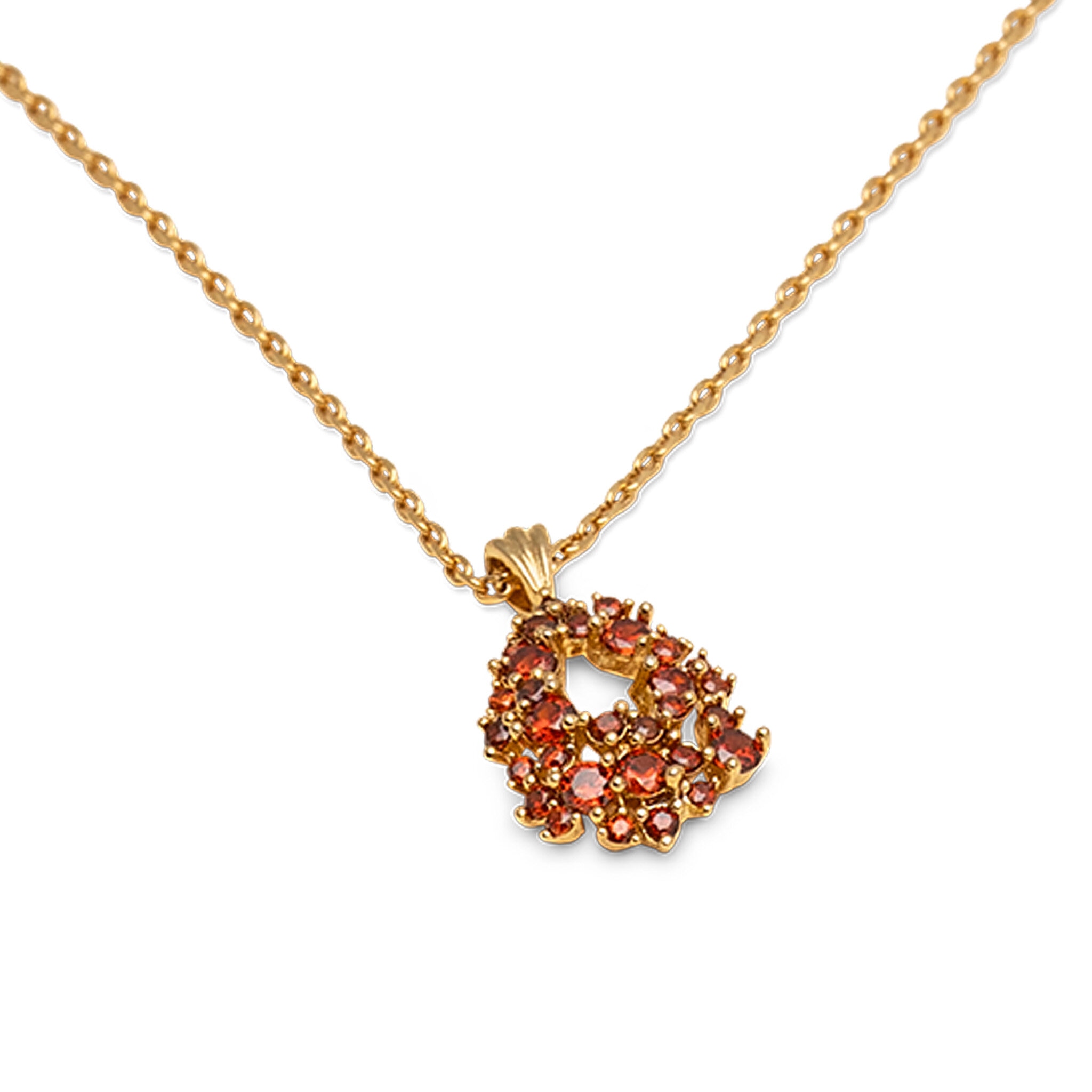 Petite Miss Alice necklace - Garnet