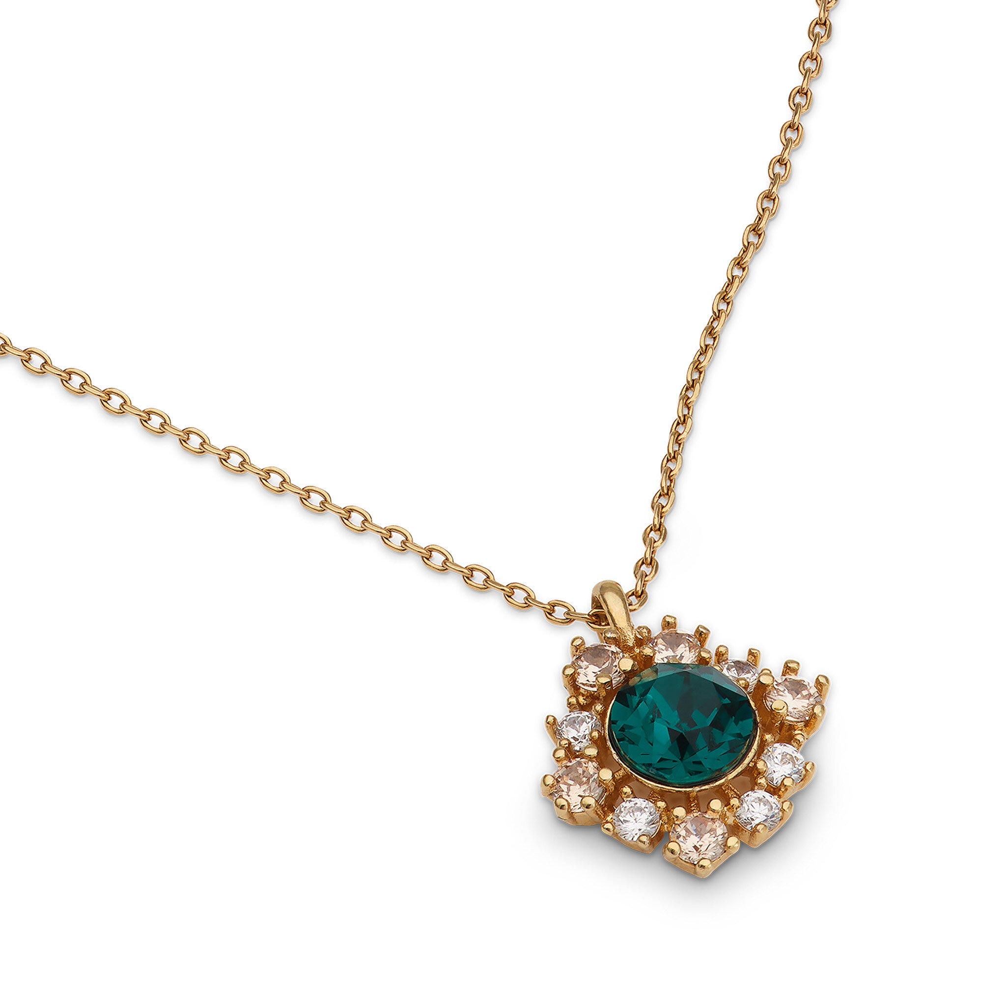 Emily necklace Emerald