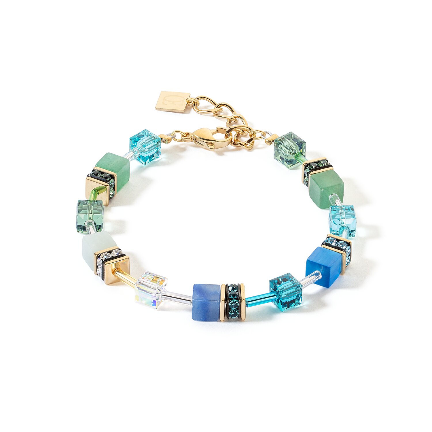 GeoCUBE Iconic Precious bracelet green-turquoise
