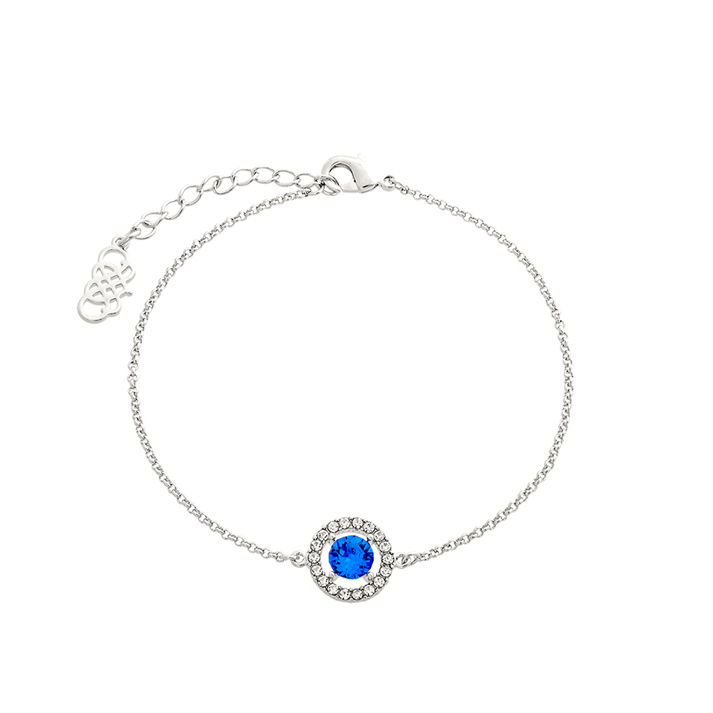 Miss Miranda bracelet - Sapphire (Silver)