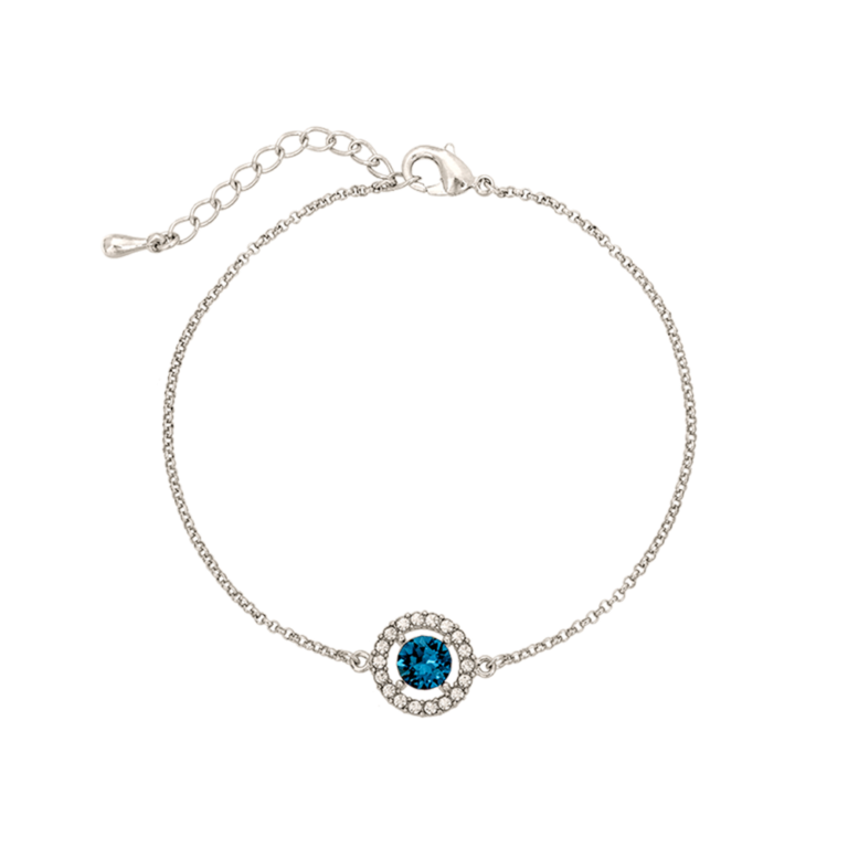 Miss Miranda bracelet - Silver blue