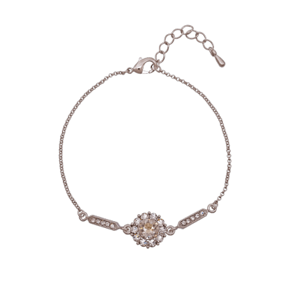 Miss Sofia bracelet - Crystal (silver)