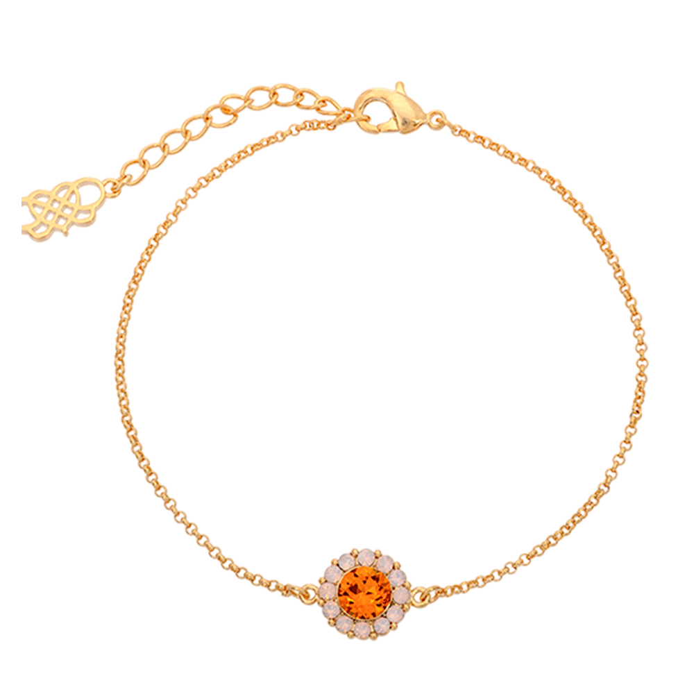 Celeste bracelet - Topaz rose