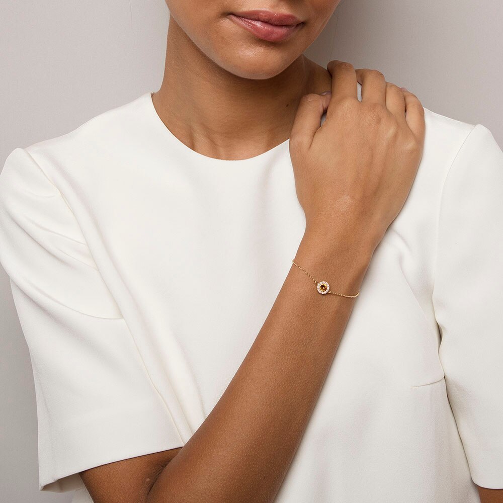 Celeste bracelet - Topaz rose