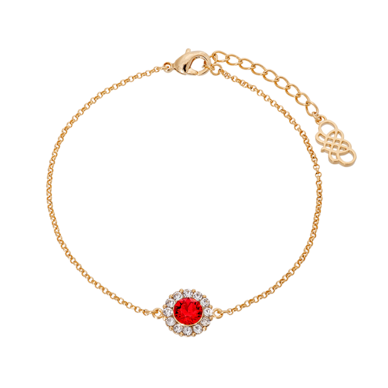 Celeste bracelet - Scarlett red