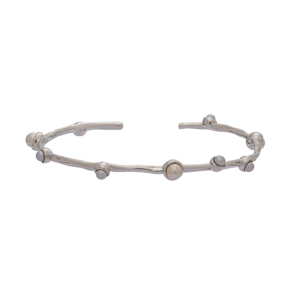 Jagger pearl bracelet - Ivory (Silver)