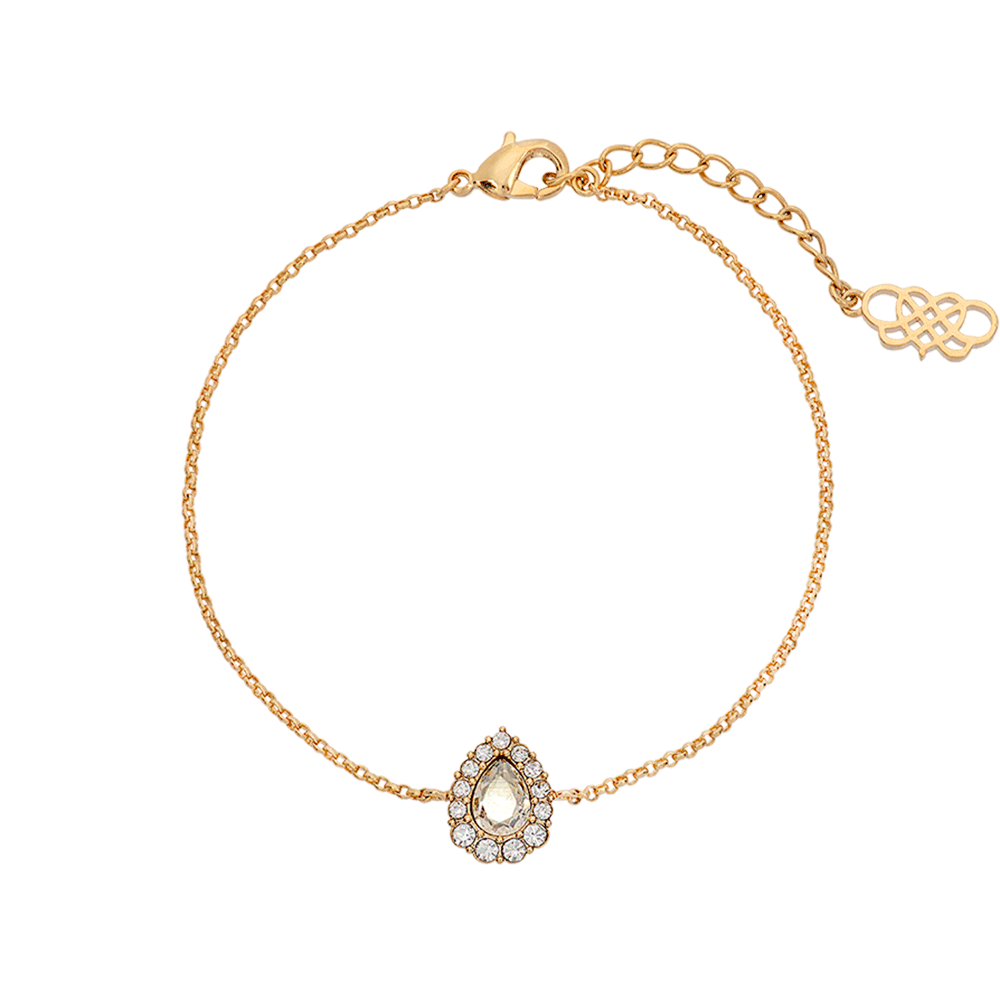 Amelie bracelet - Crystal (Gold)