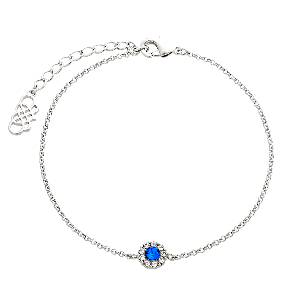 Petite Miss Sofia bracelet - Sapphire (Silver)