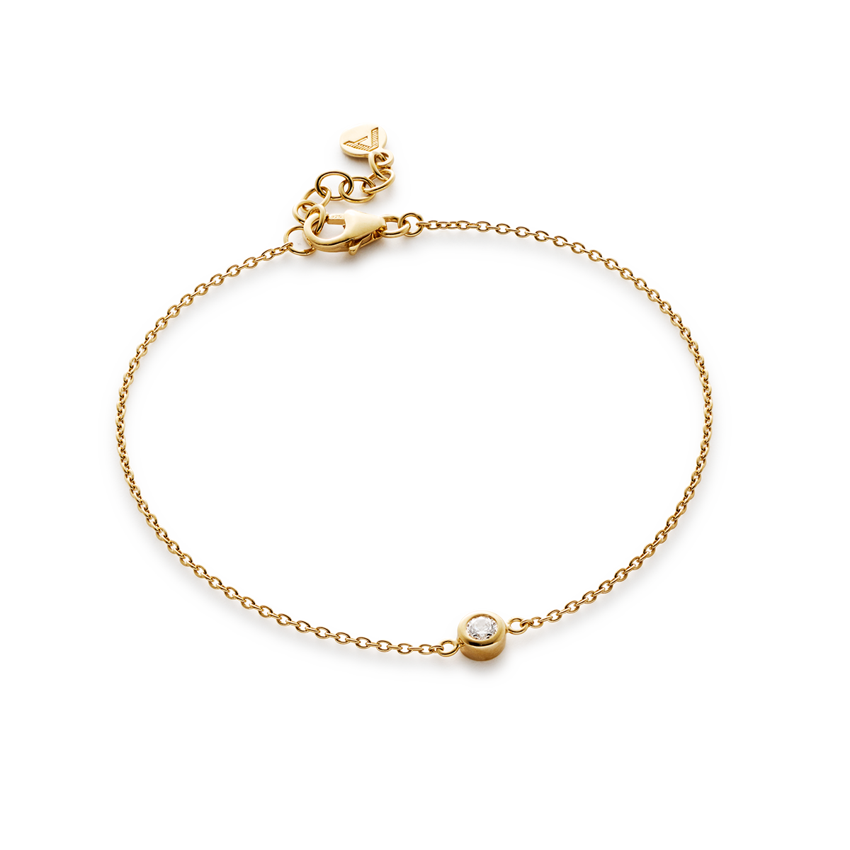 Confetti förgyllt armband     