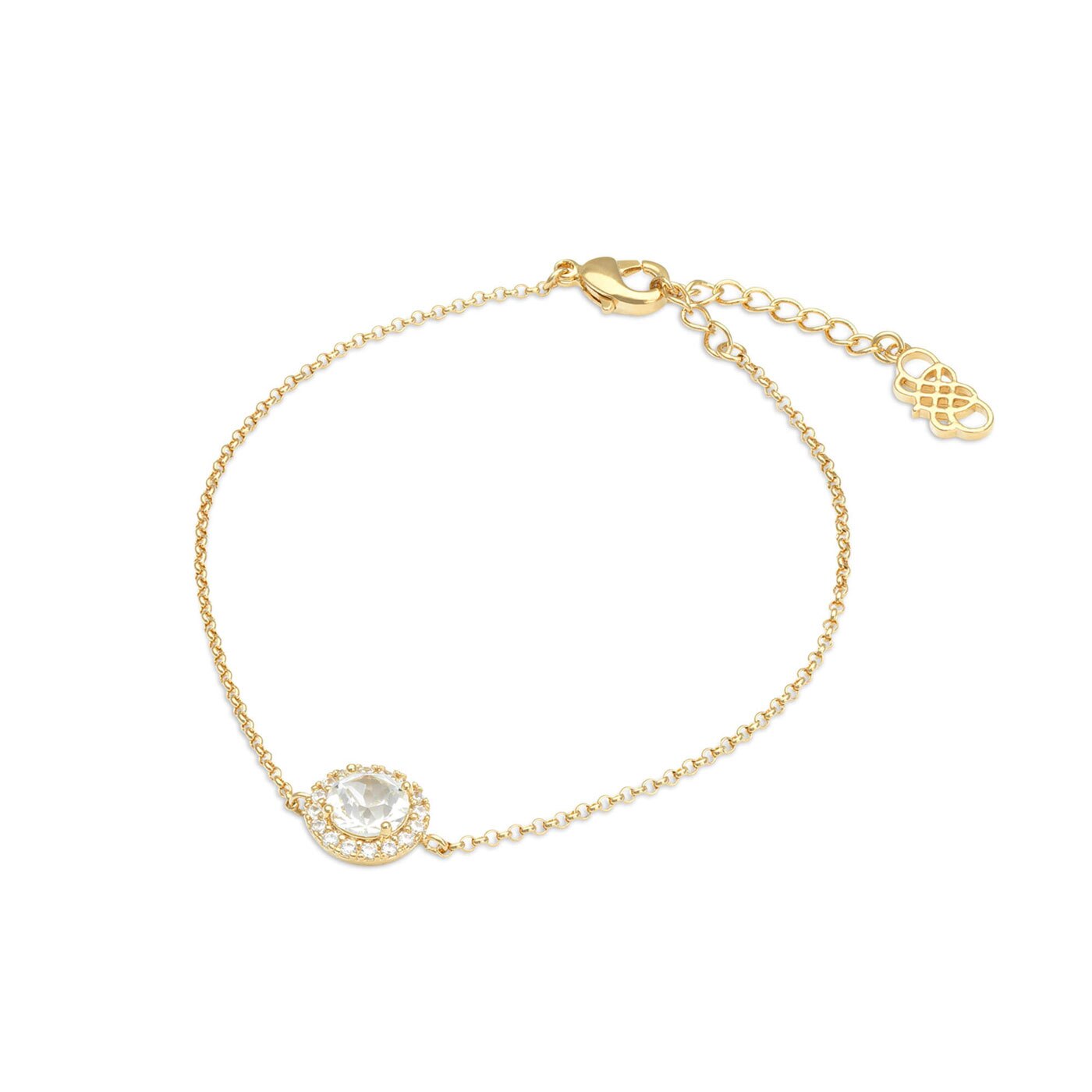 Miss Stella bracelet - Crystal (Gold)